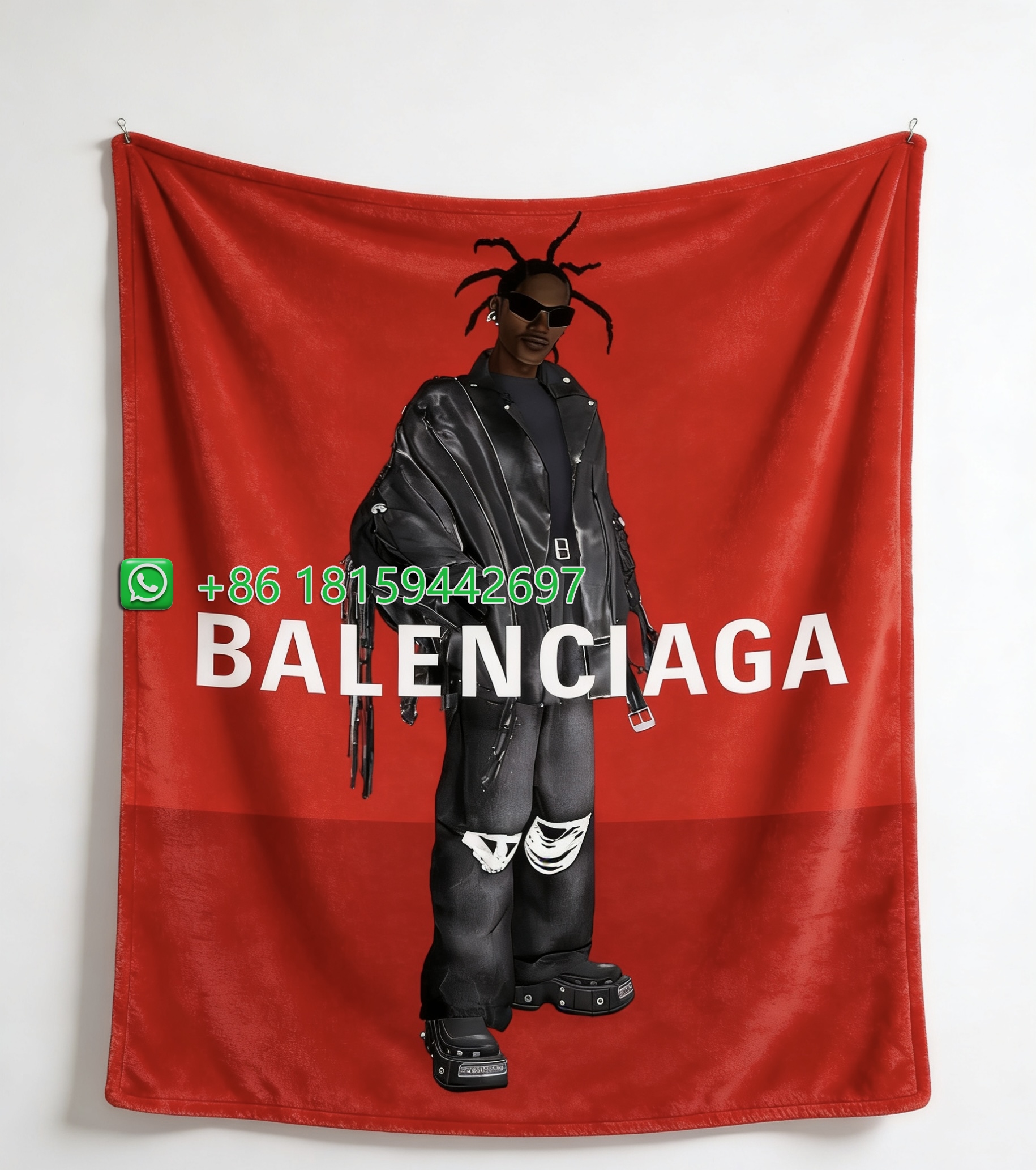 Balenciaga Throw Blankets